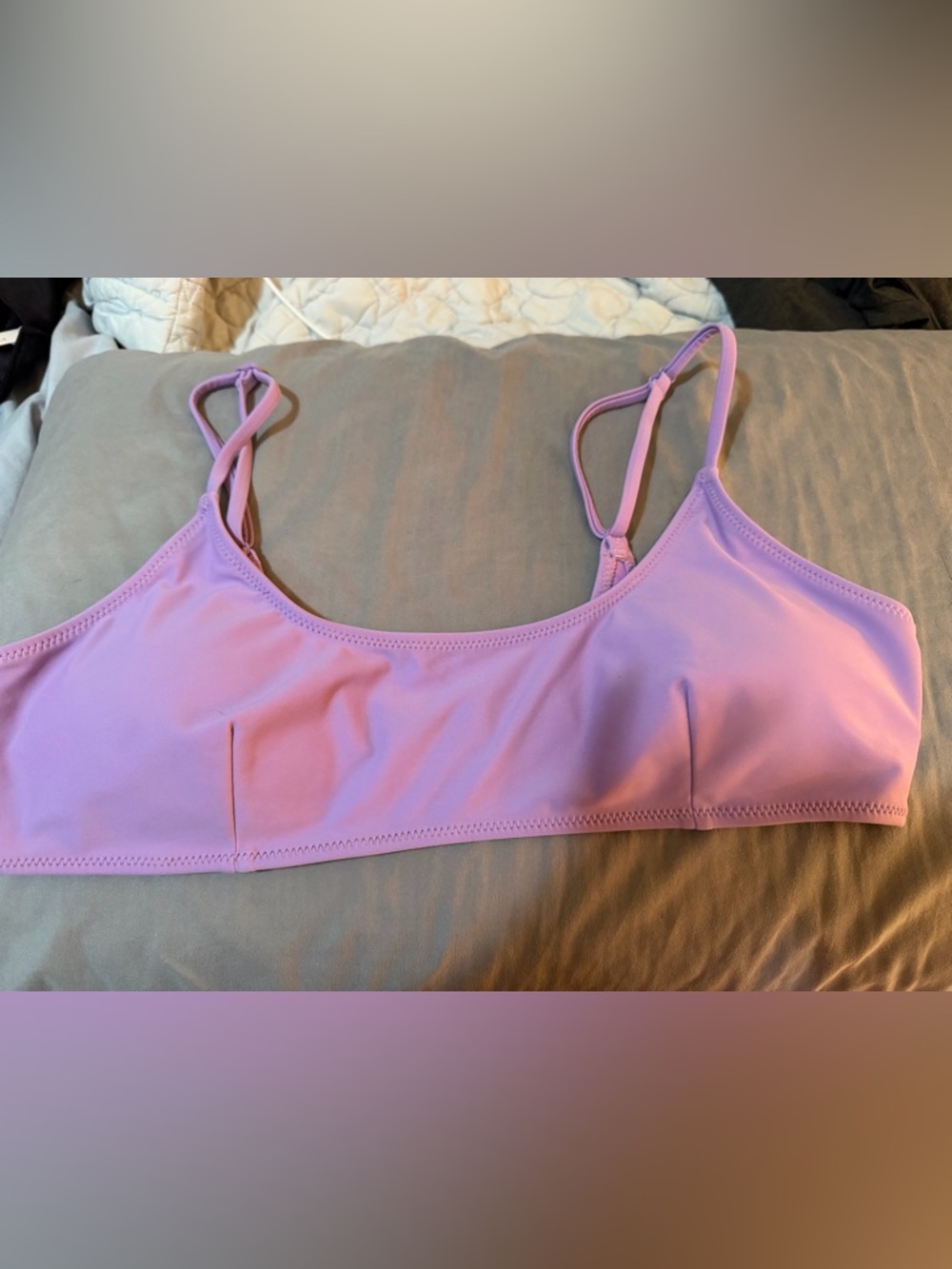 Blackbough Women’s Lilac Bikini top XL NWOT